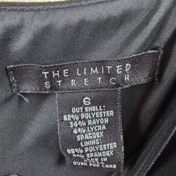 The Limited Womens Black Sheath Dress Size 6 Polyester & Rayon Blend - Picture 5 of 7